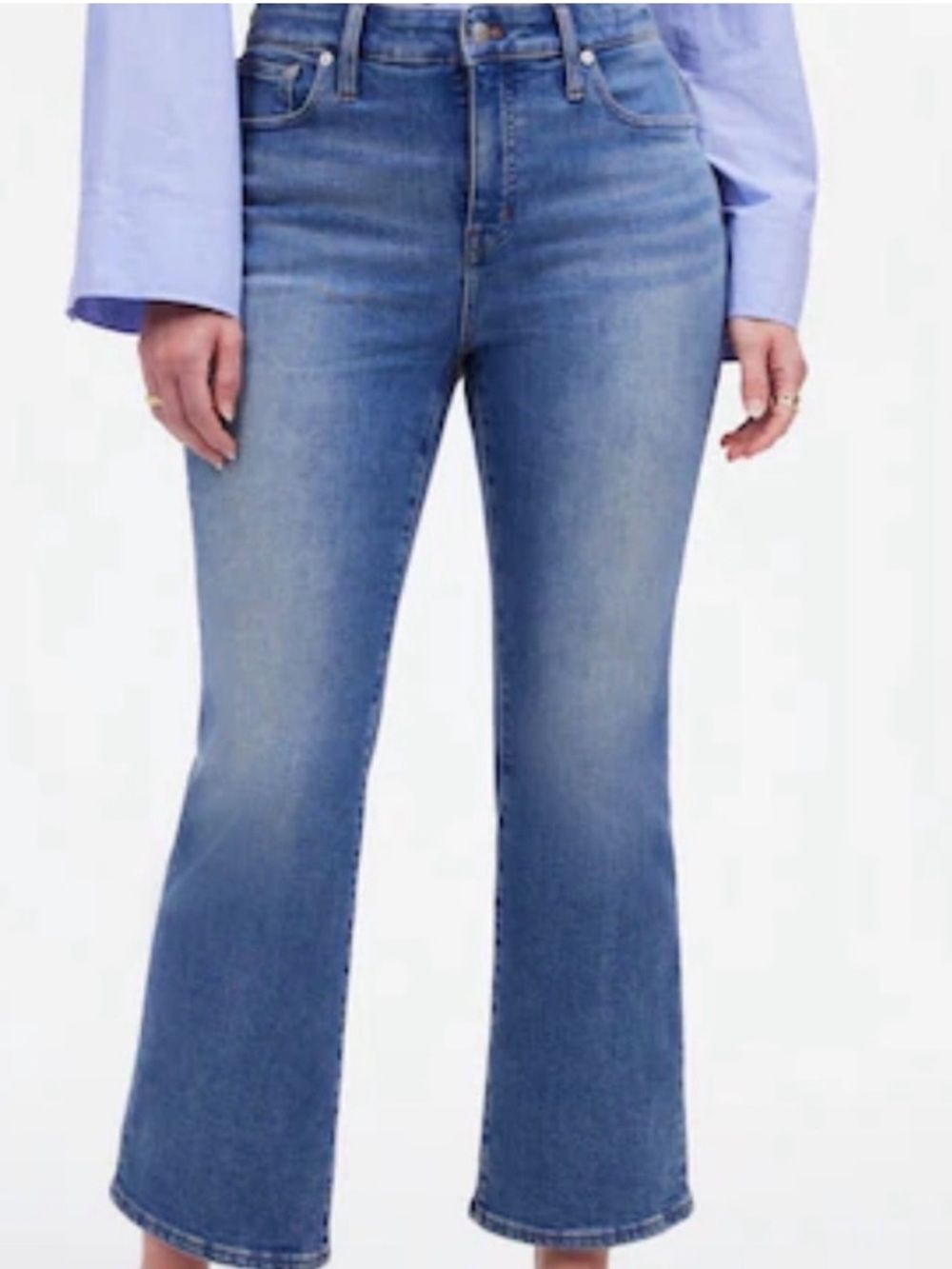 Madewell Mid Rise Kick Out Jeans Womens 32